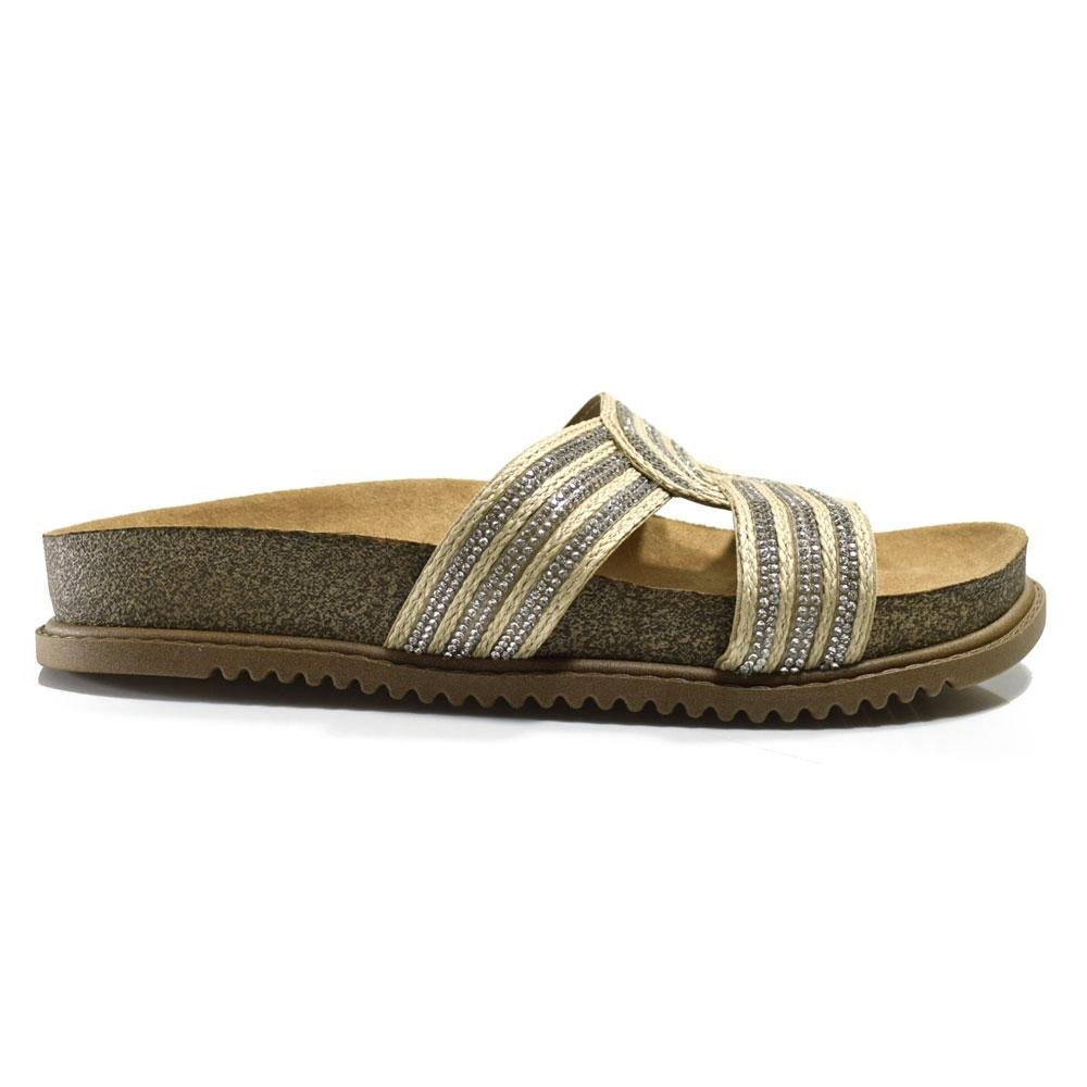 Papete Feminina Beira Rio Bege 3