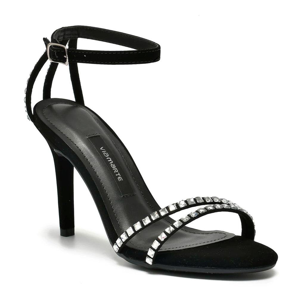 Sandália de Festa e Salto Feminina Via Marte