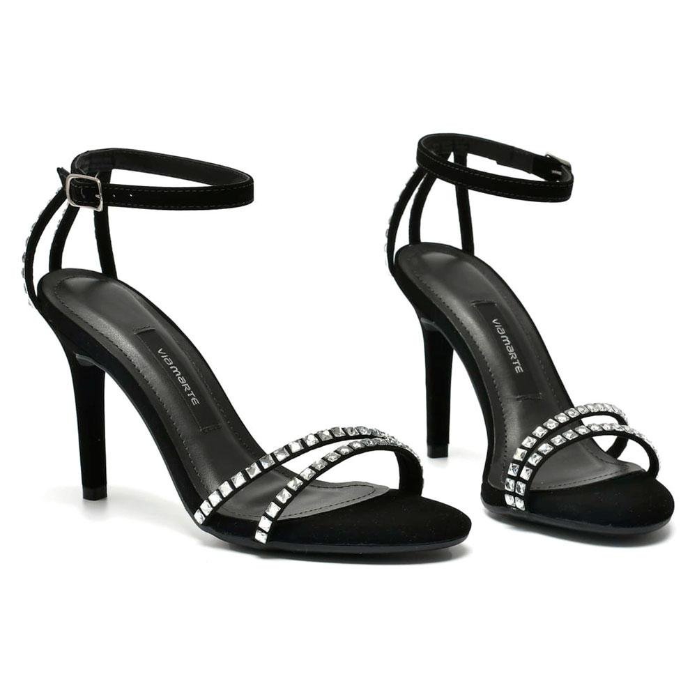 Sandália de Festa e Salto Feminina Via Marte Preto 3