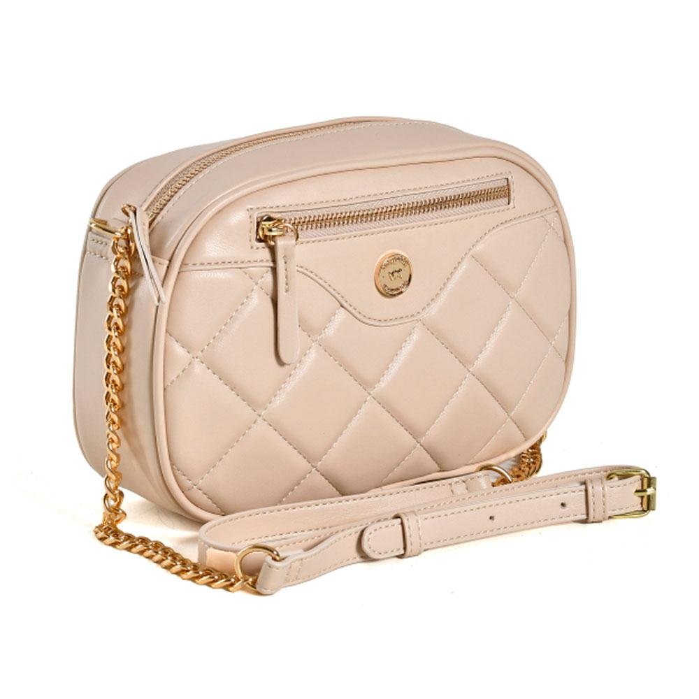 Bolsa Crossbody Feminina Via Marte Creme 2