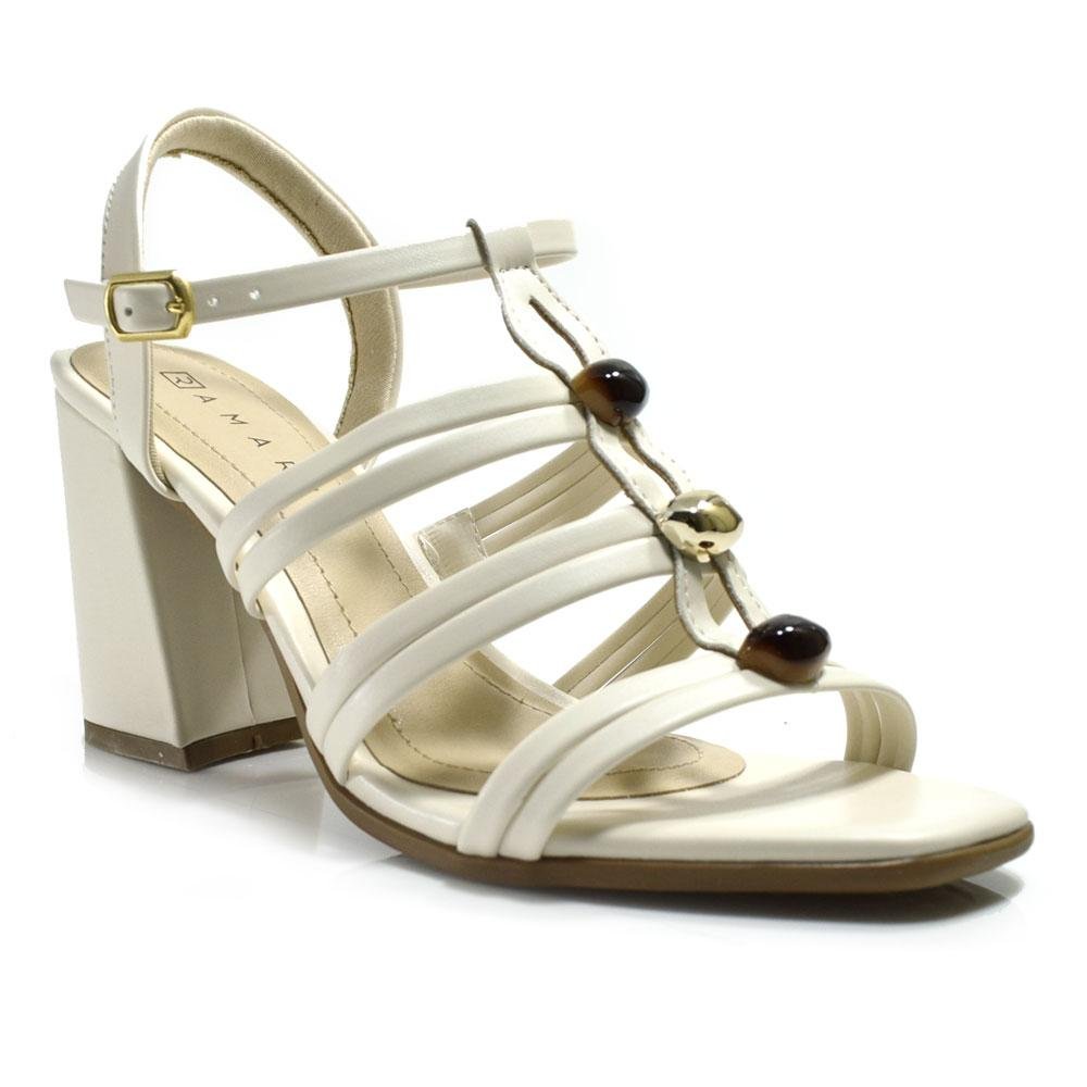 Sandália de Salto Bloco Feminina Ramarim