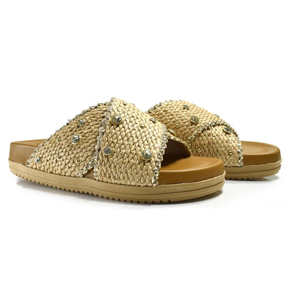 Papete Feminina Cazzualen  Bege 2