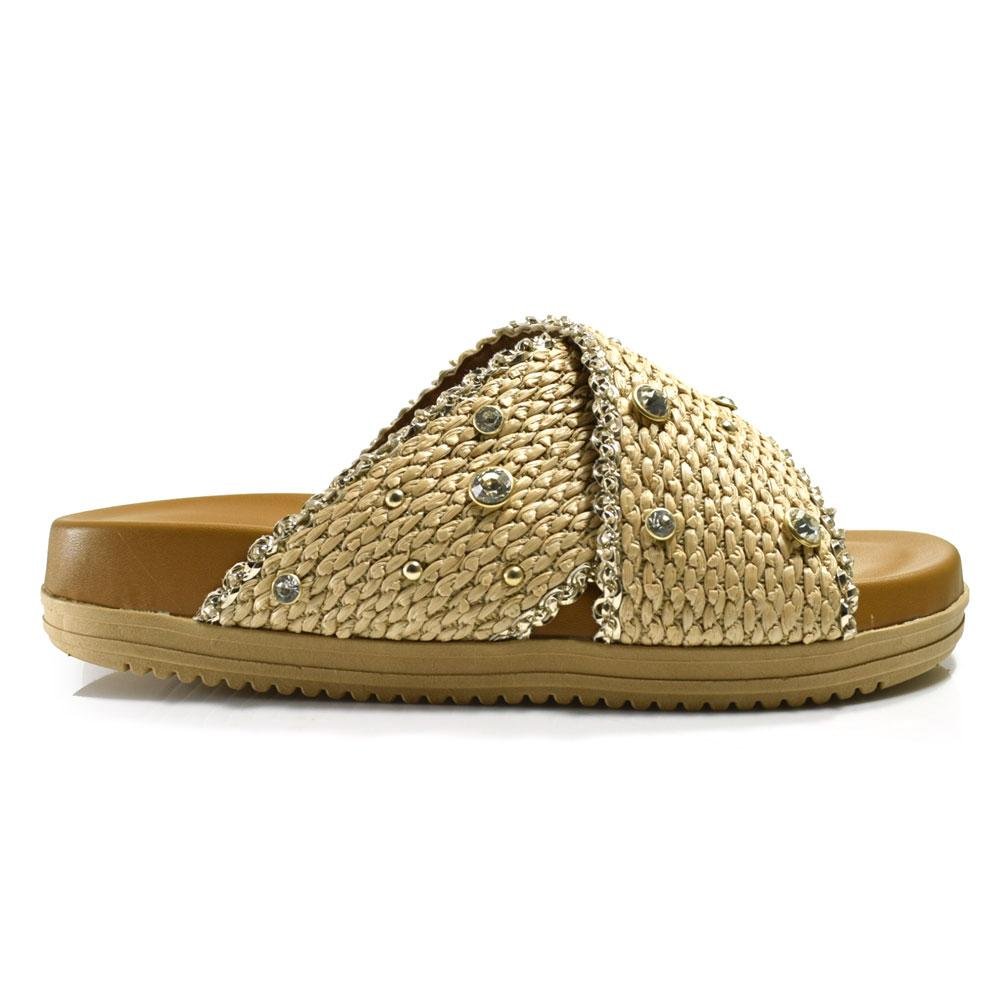 Papete Feminina Cazzualen  Bege 3