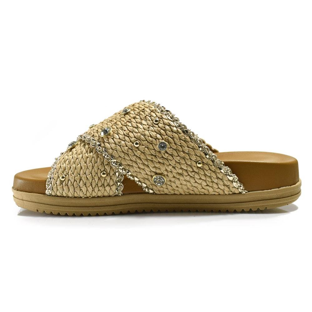 Papete Feminina Cazzualen  Bege 4