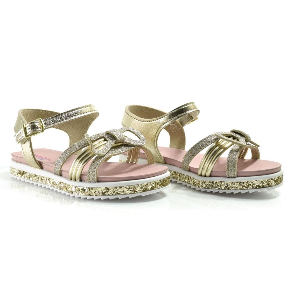 Sandália Infantil Molekinha do 17 ao 25 Dourado 2