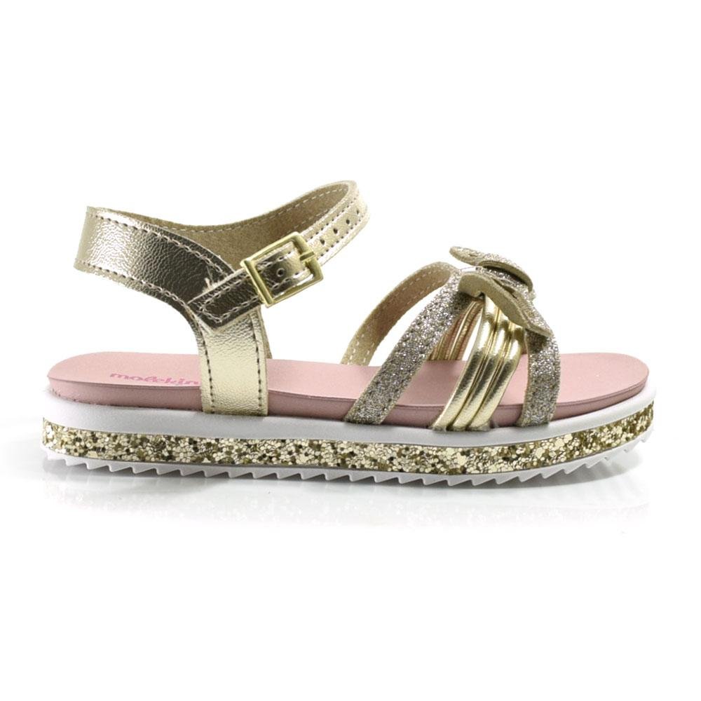 Sandália Infantil Molekinha do 17 ao 25 Dourado 3