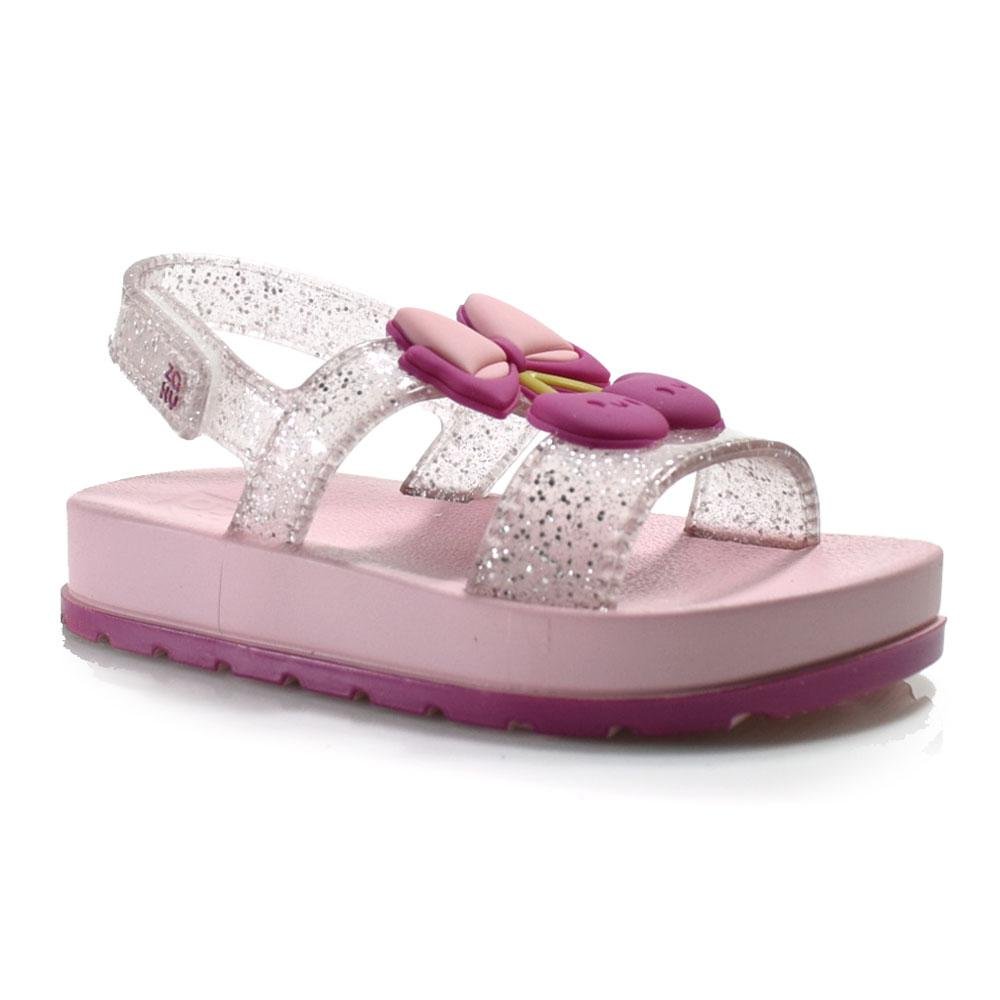 Sandália Papete Infantil Feminina Zaxy Cherry