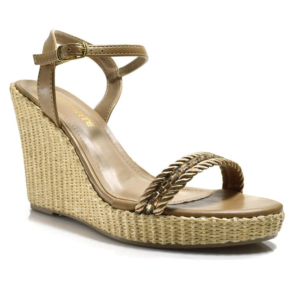 Sandália Plataforma Feminina Via Marte