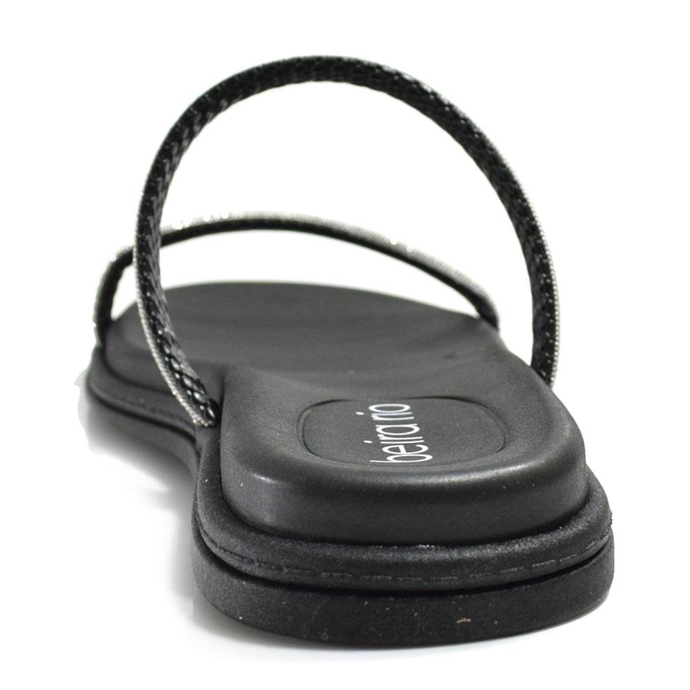 Sandália Rasteira Feminina Beira Rio Preto 4