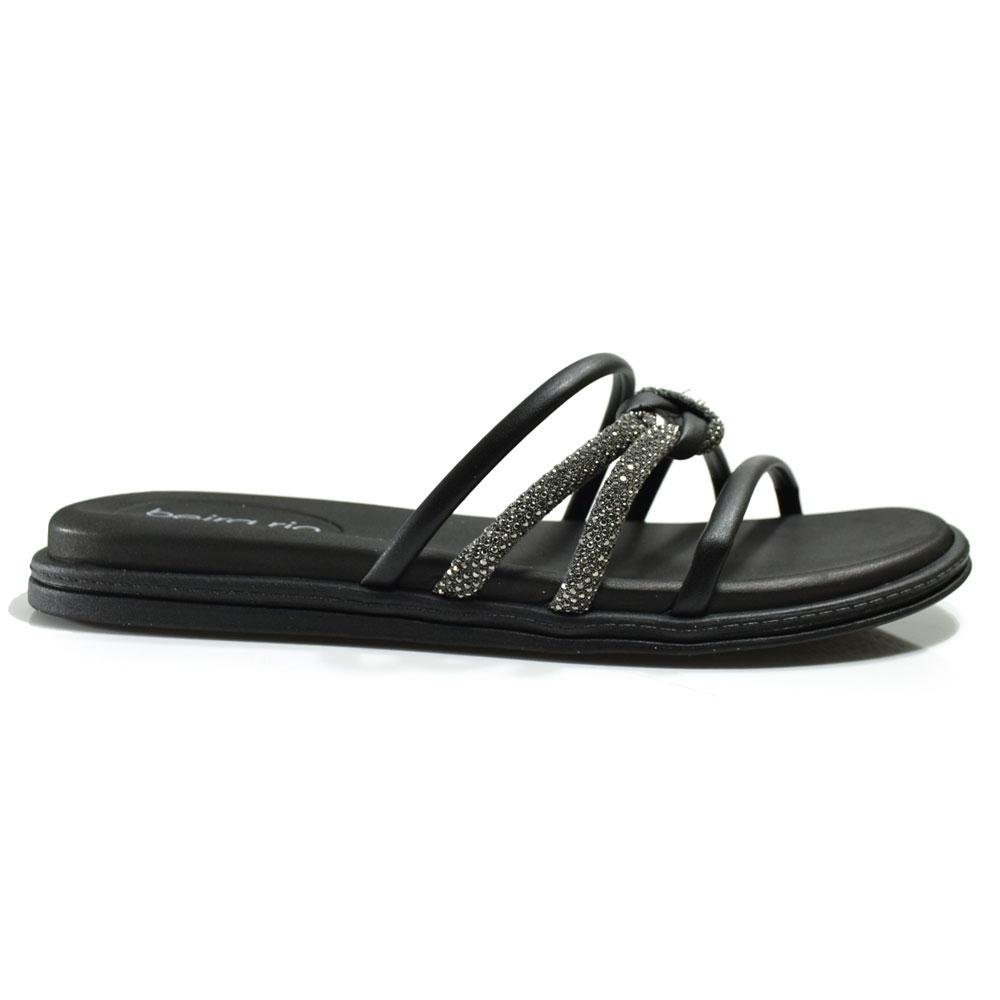 Sandália Rasteira Feminina Beira Rio Tamanho Especial