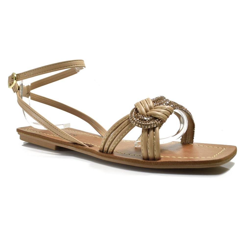 Sandália Rasteira Feminina Cazzualen