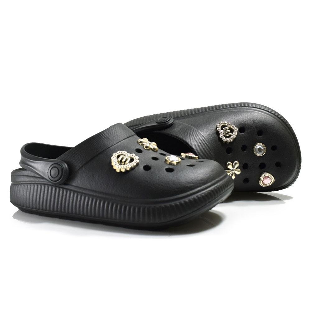 Papete Babuche Infantil de Menina Molekinha Preto 2