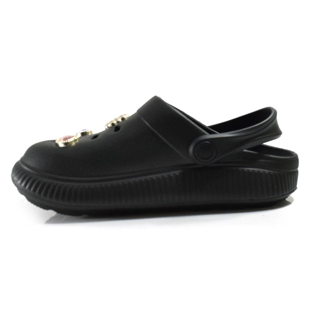 Papete Babuche Infantil de Menina Molekinha Preto 5