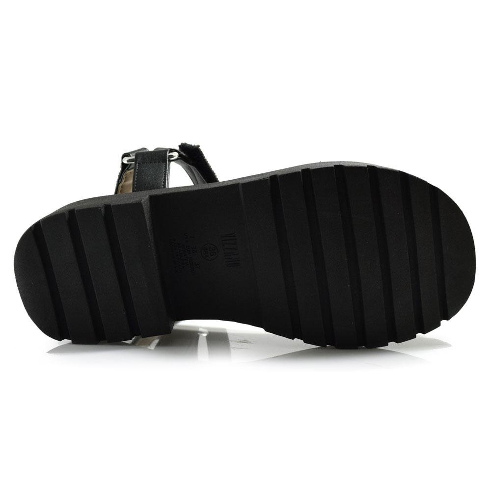 Papete Feminina Vizzano Preto 7