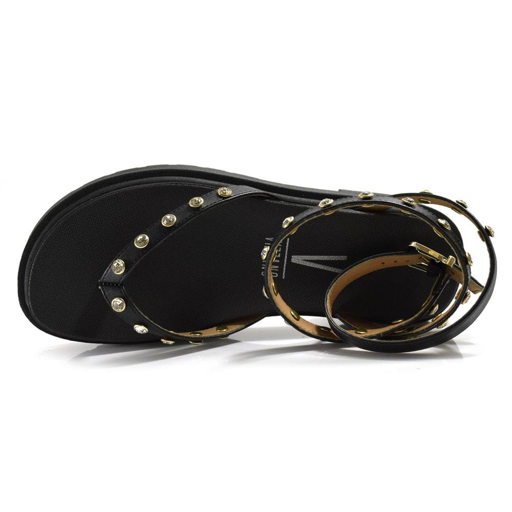 Papete Feminina Vizzano Preto 6