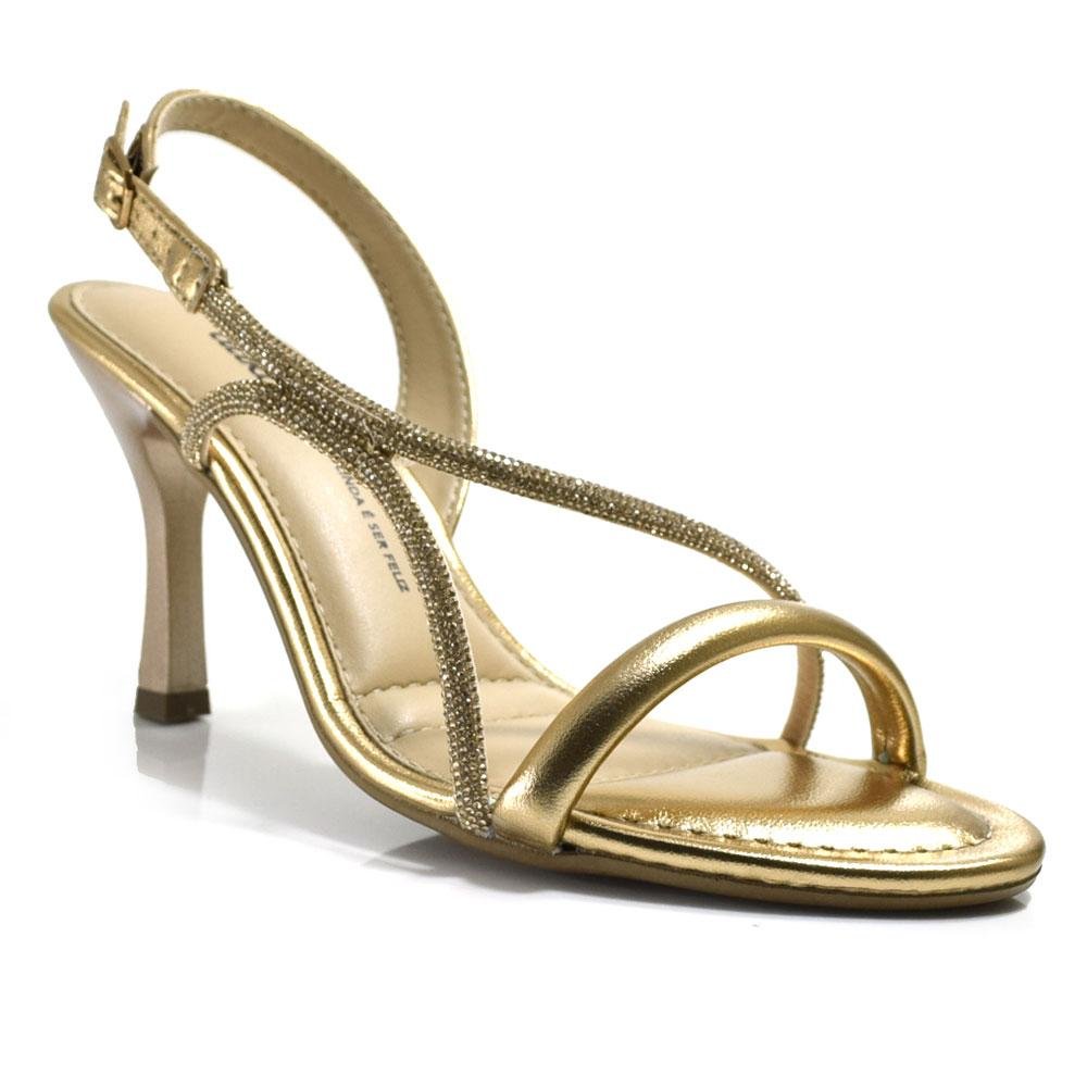 Sandália de Festa e Salto Alto Dakota