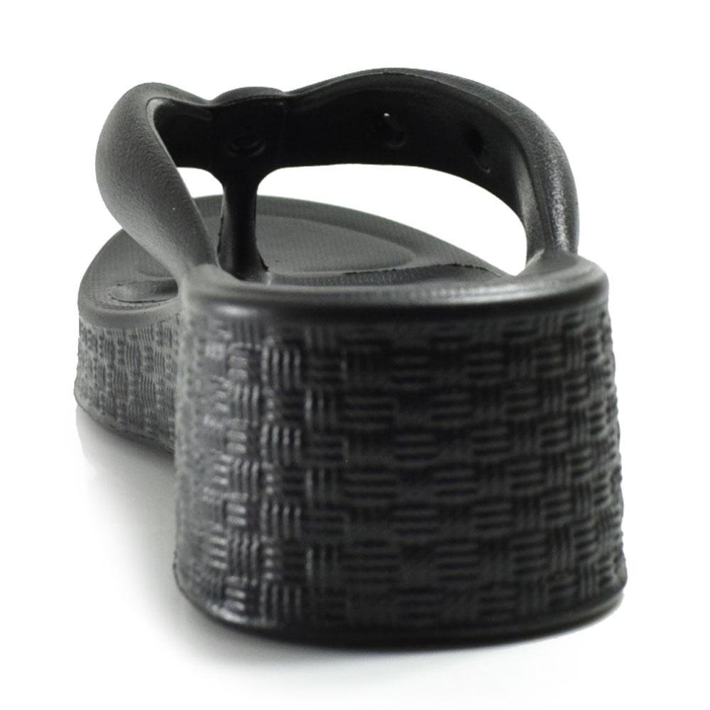 Papete Flatform Dijean Dedo Tiras Preto 4