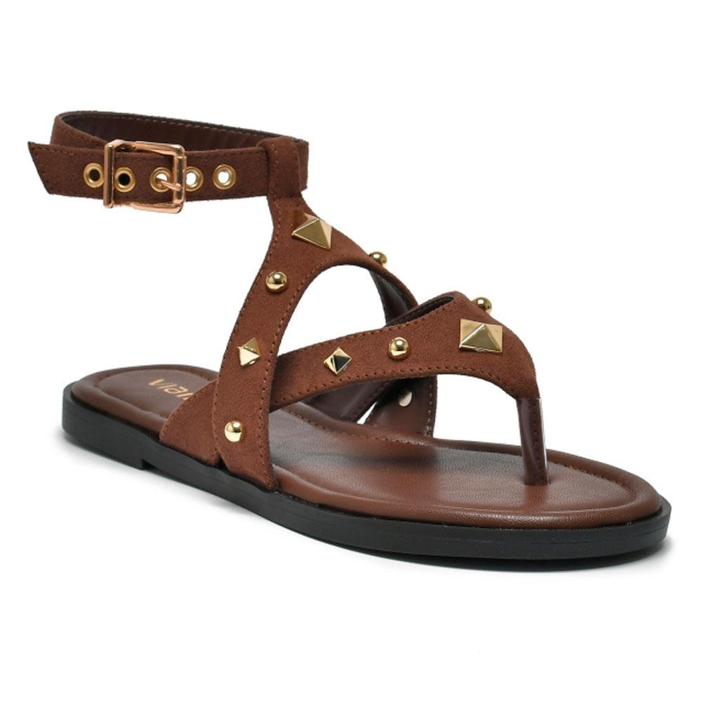 Sandália Rasteira Feminina Via Marte