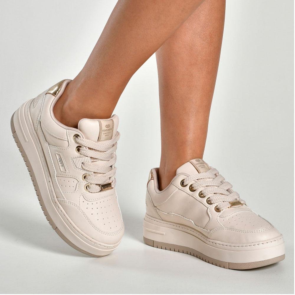 Tênis Casual Feminino Via Marte Creme 3