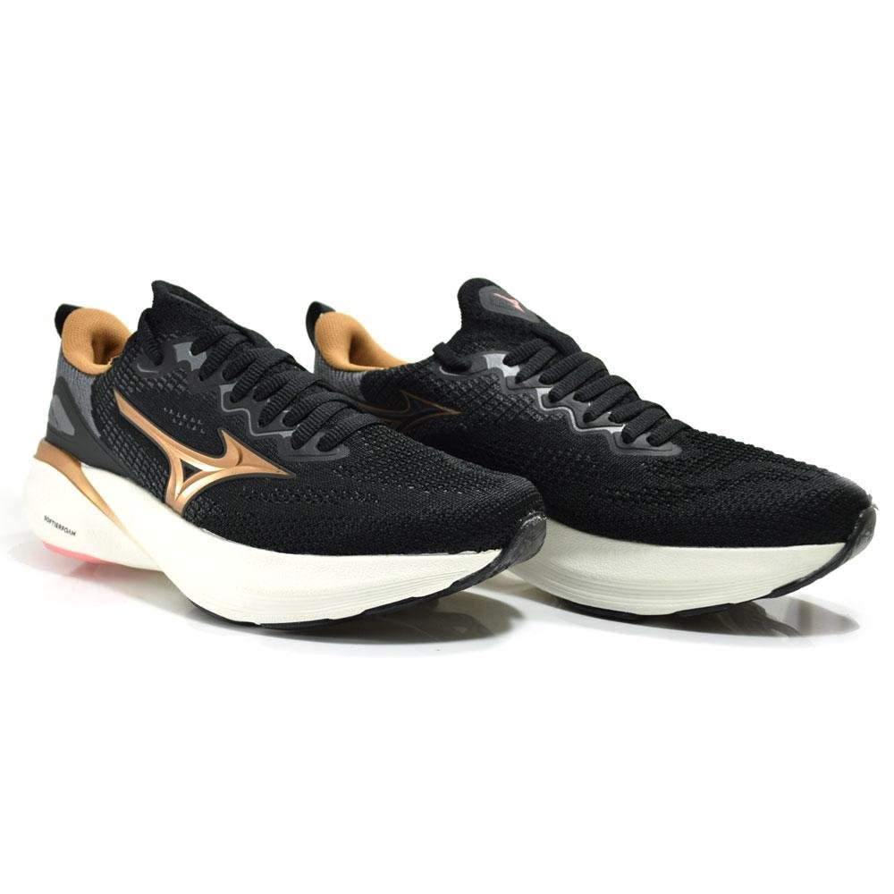 Tênis Feminino Mizuno Glow 3 Preto 2