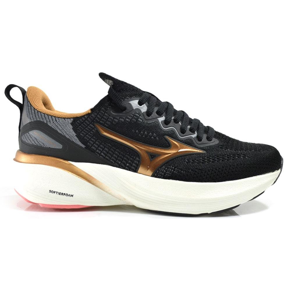 Tênis Feminino Mizuno Glow 3 Preto 3