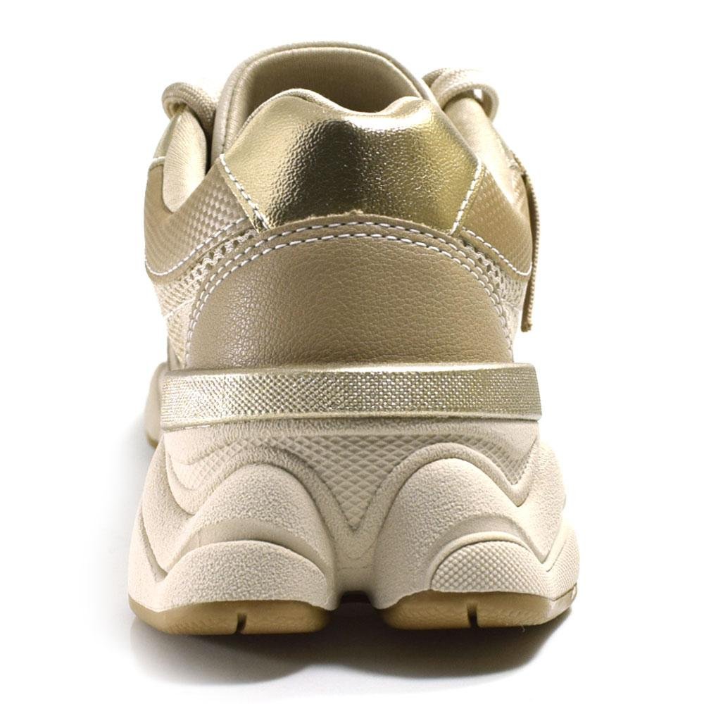 Tênis Feminino Ramarim Chunky Bege 4