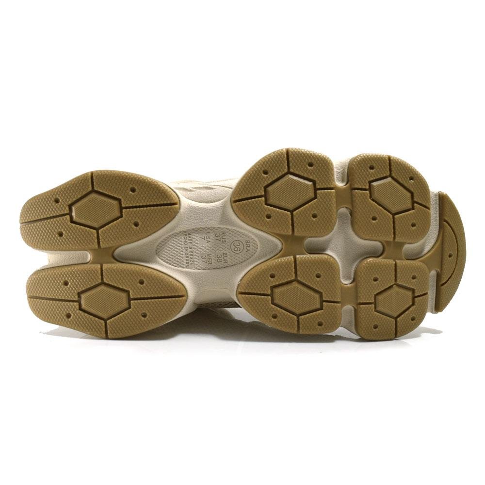Tênis Feminino Ramarim Chunky Bege 7