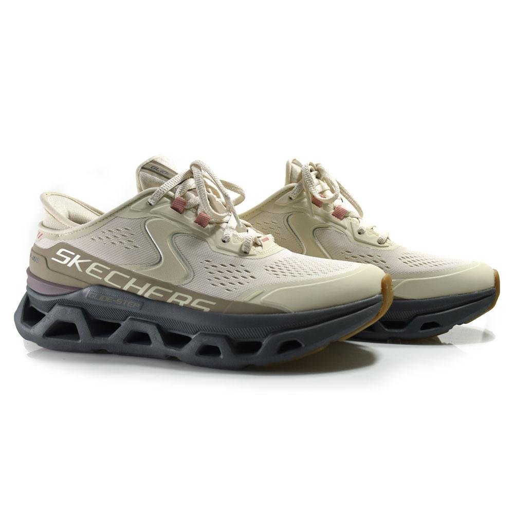 Tênis Feminino Skechers Glide Step Bege 2