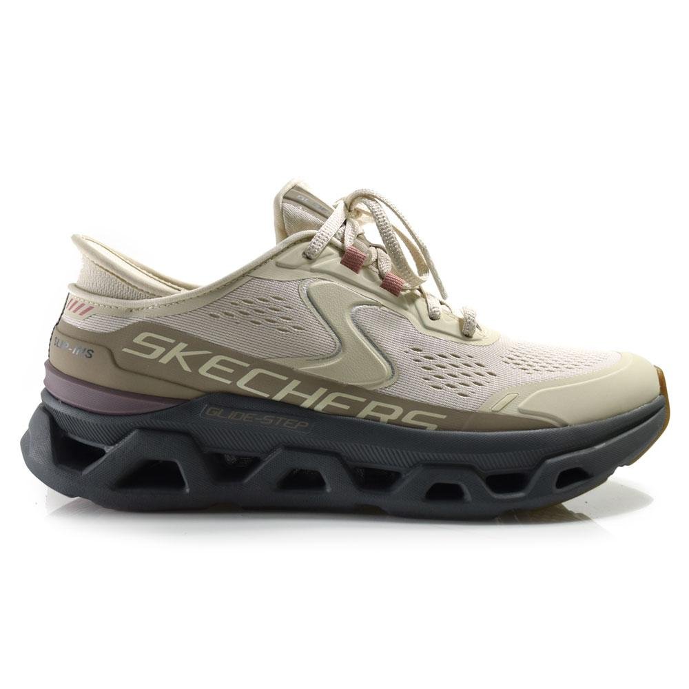 Tênis Feminino Skechers Glide Step Bege 3