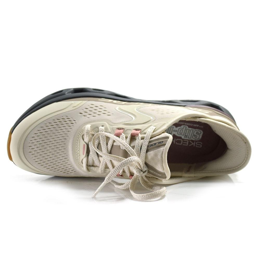 Tênis Feminino Skechers Glide Step Bege 6
