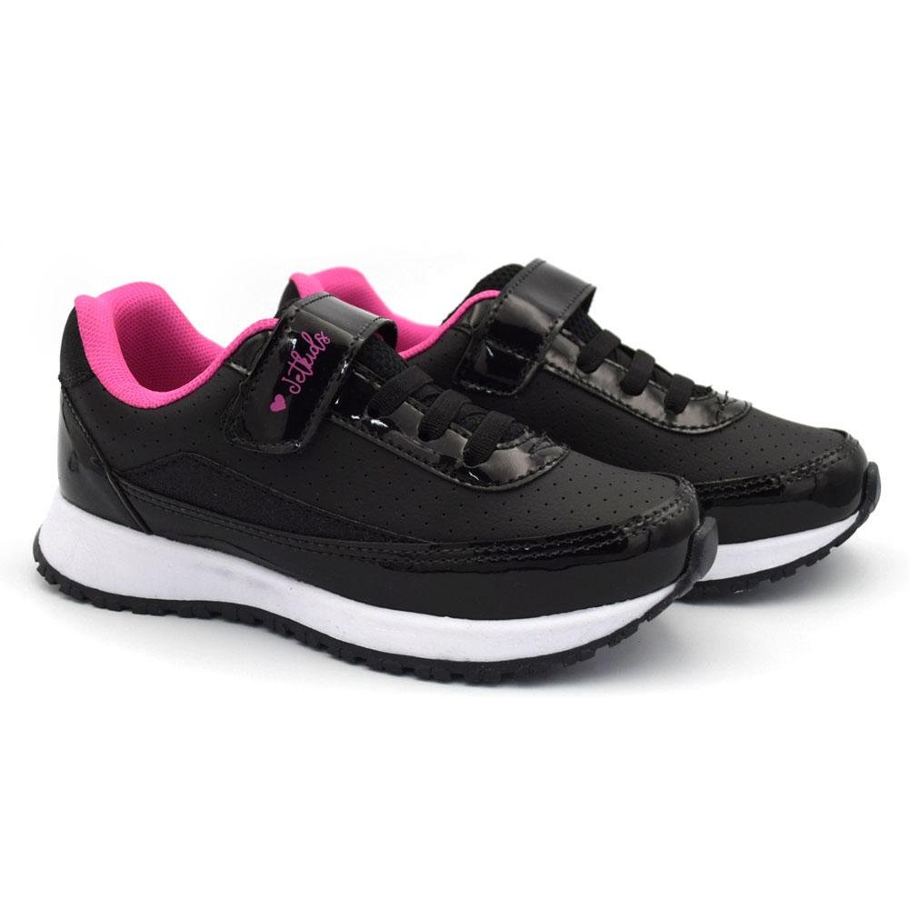 Tênis Infantil Feminino Jet Kids Preto 2
