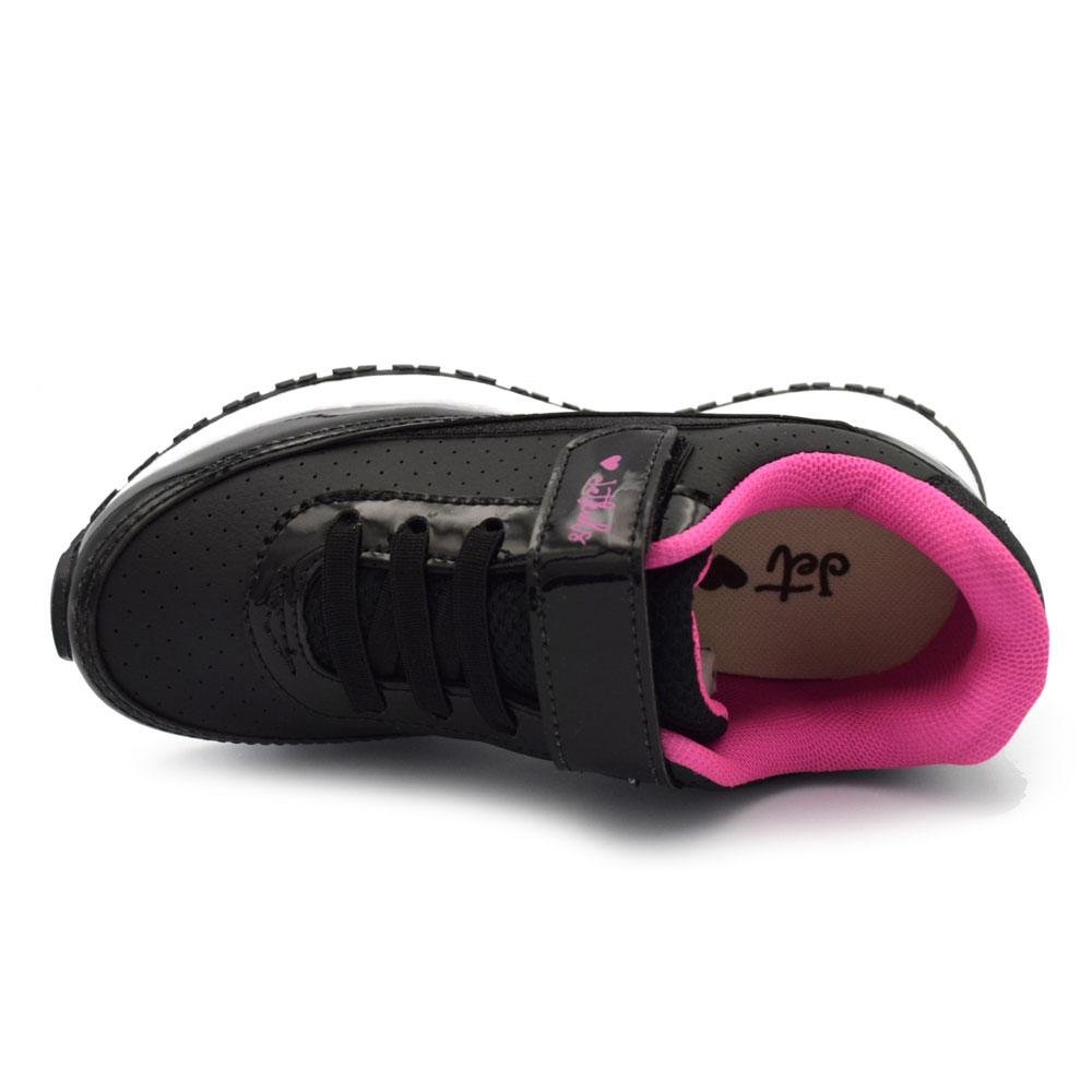 Tênis Infantil Feminino Jet Kids Preto 6
