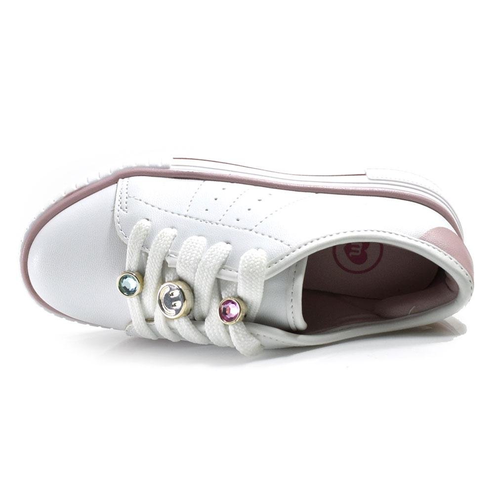 Tênis Infantil de Menina Molekinha do 26 ao 34 Branco 6