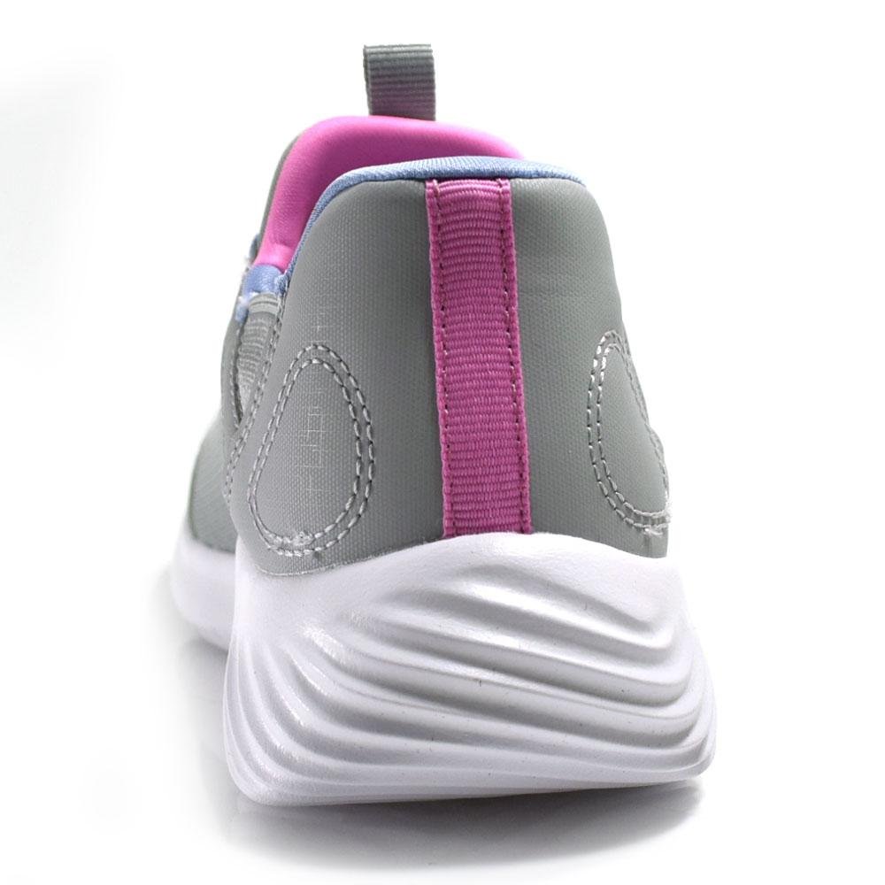 Tênis Infantil Feminino Skechers Bounder Cinza 4