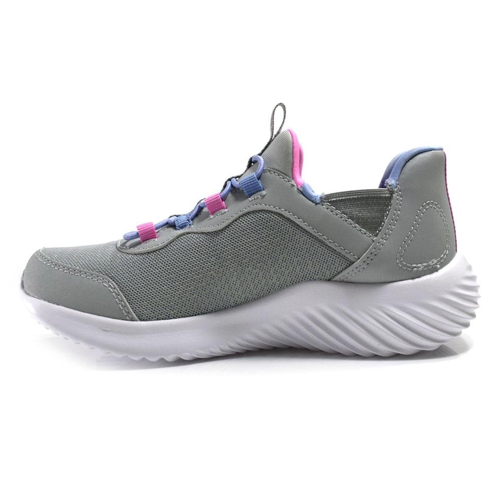 Tênis Infantil Feminino Skechers Bounder Cinza 5