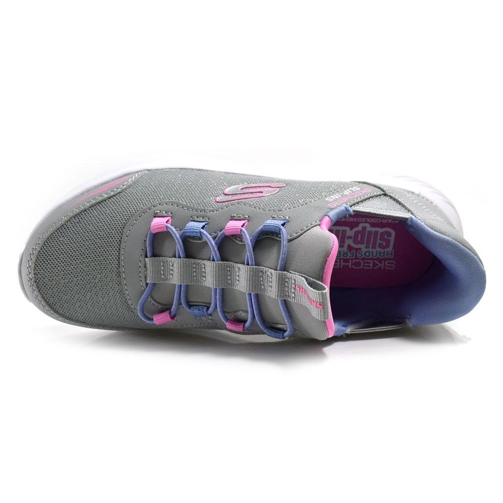 Tênis Infantil Feminino Skechers Bounder Cinza 6