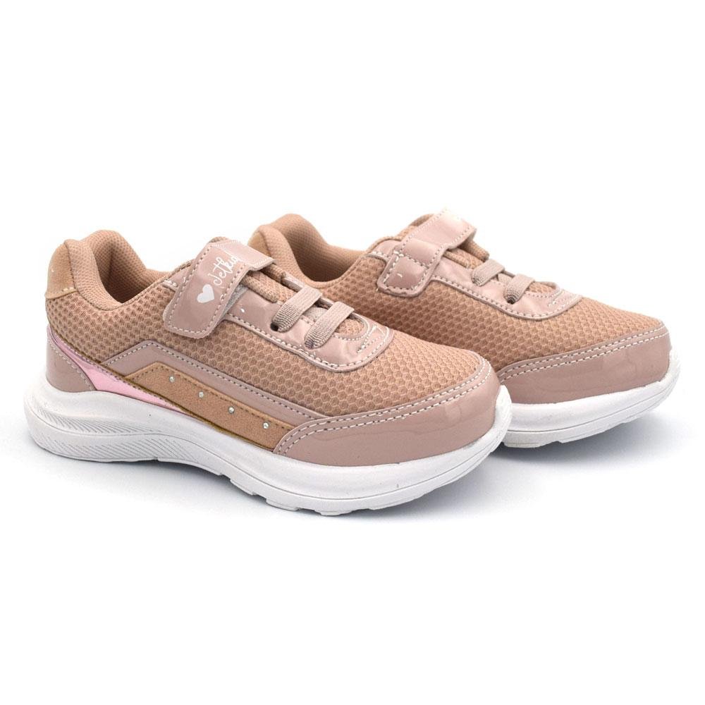 Tênis Infantil Feminino Jet Kids Marrom 2