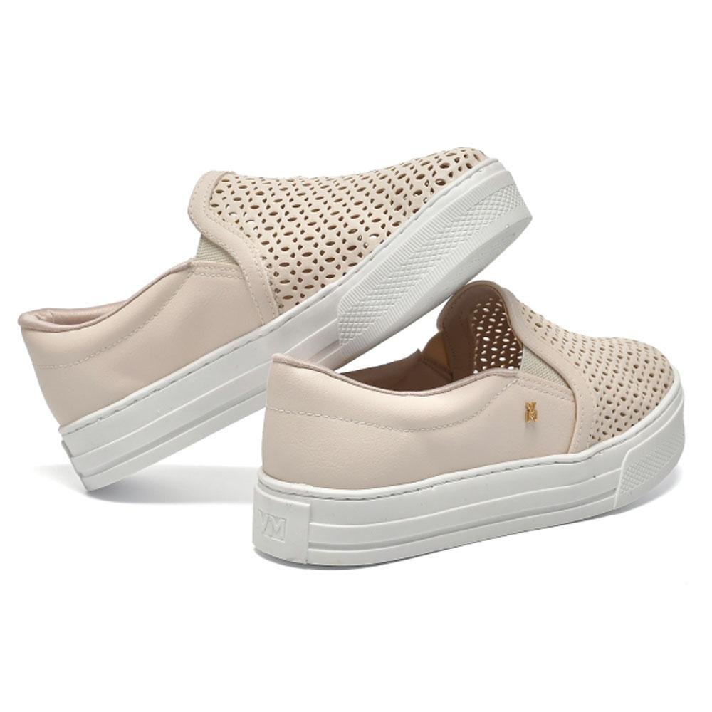 Tênis Slip On Feminino Via Marte  Bege 2