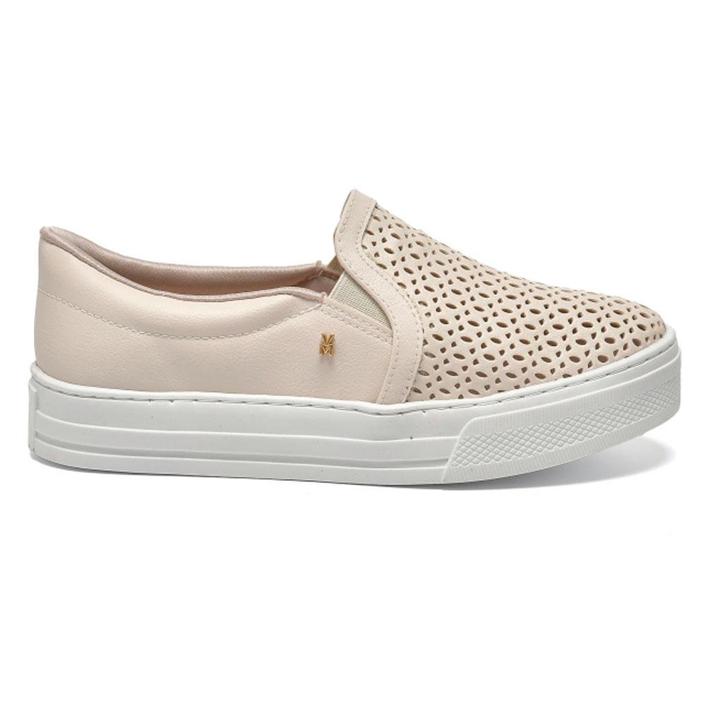 Tênis Slip On Feminino Via Marte  Bege 4