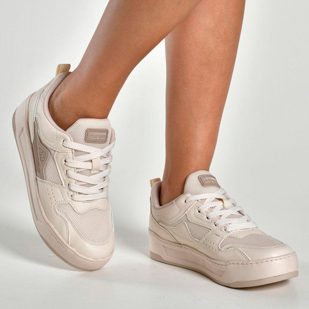 Tênis Feminino Via Marte  Bege 3