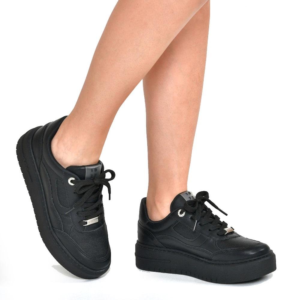 Tênis Feminino Via Marte  Preto 2