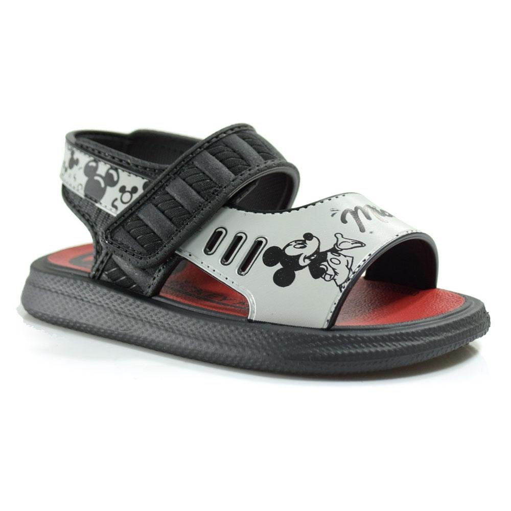 Sandália Papete Infantil Stich Grendene Branco/Preto 2