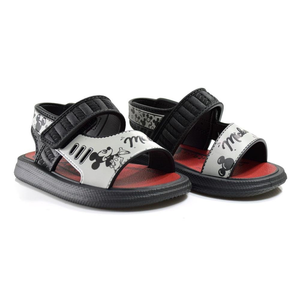 Sandália Papete Infantil Stich Grendene Branco/Preto 3