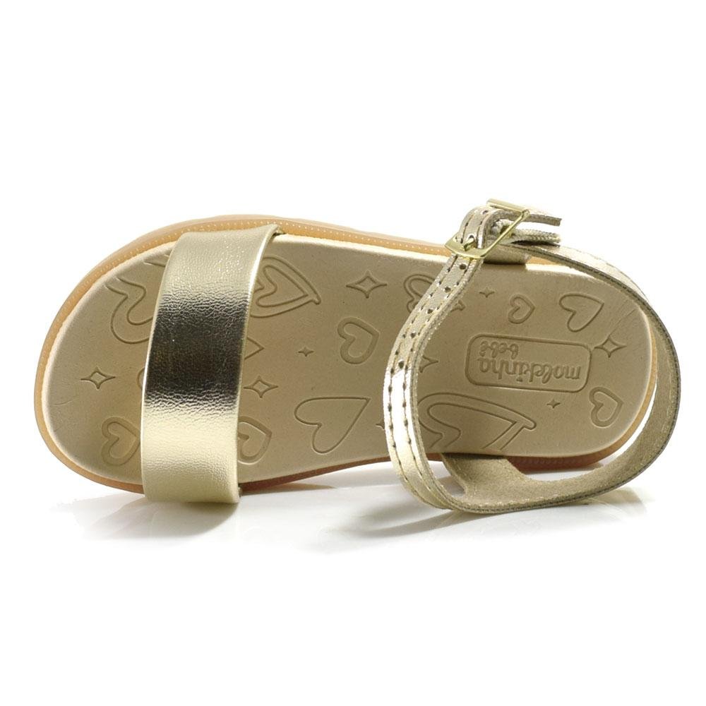 Sandália de LED Infantil Molekinha do 17 ao 25 Dourado 6