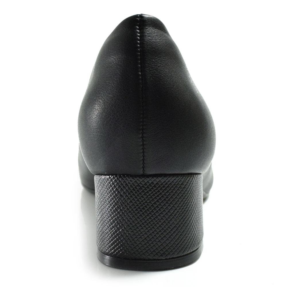 Scarpin de Salto Baixo Feminino Piccadilly Preto 4