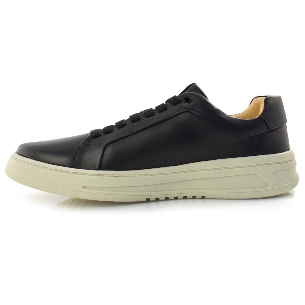 Tênis Masculino de Couro Ferracini 9755 Preto 6