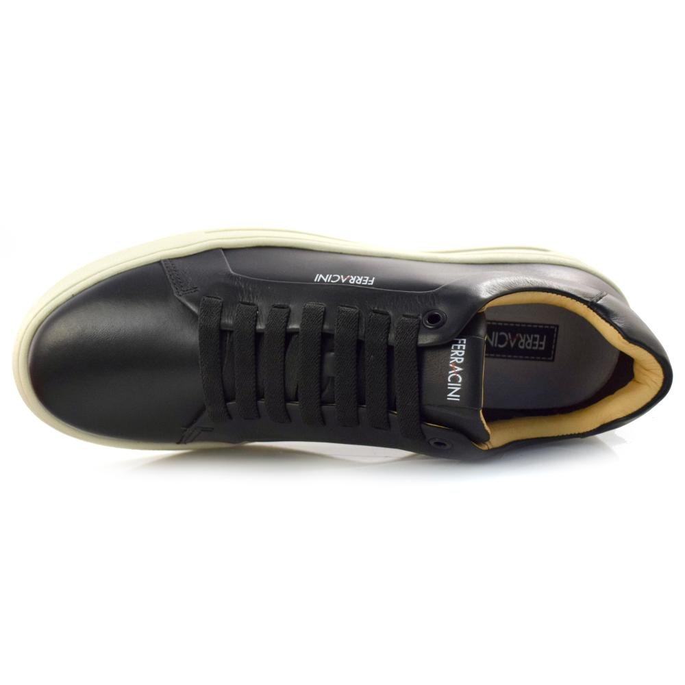Tênis Masculino de Couro Ferracini 9755 Preto 7
