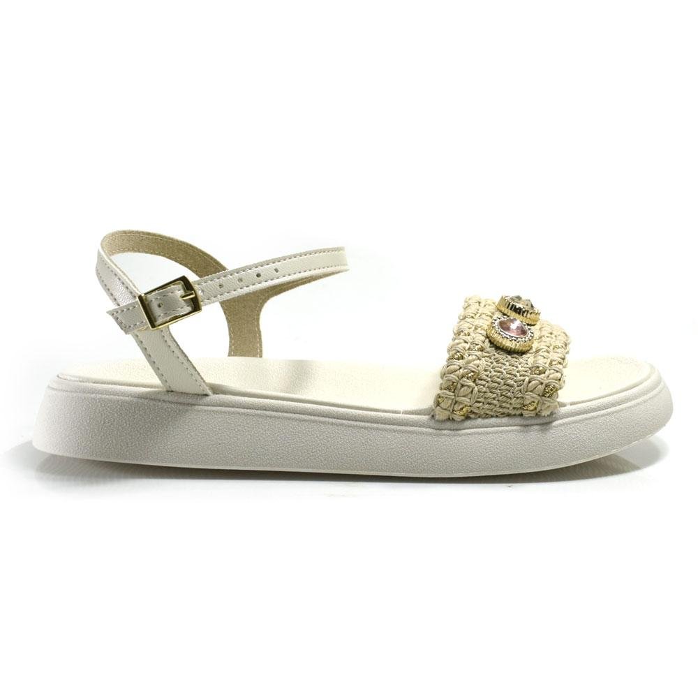Papete Infantil de Menina Molekinha do 26 ao 34 Off White 3