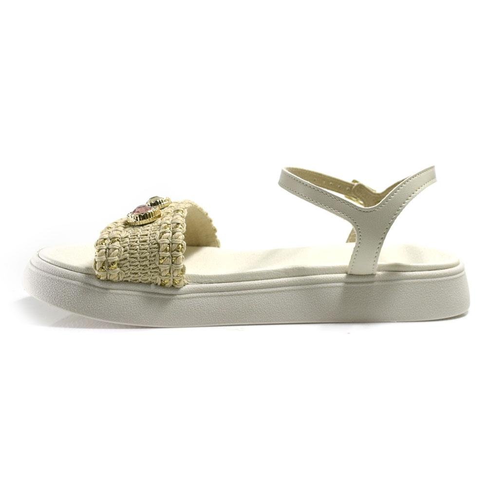 Papete Infantil de Menina Molekinha do 26 ao 34 Off White 5