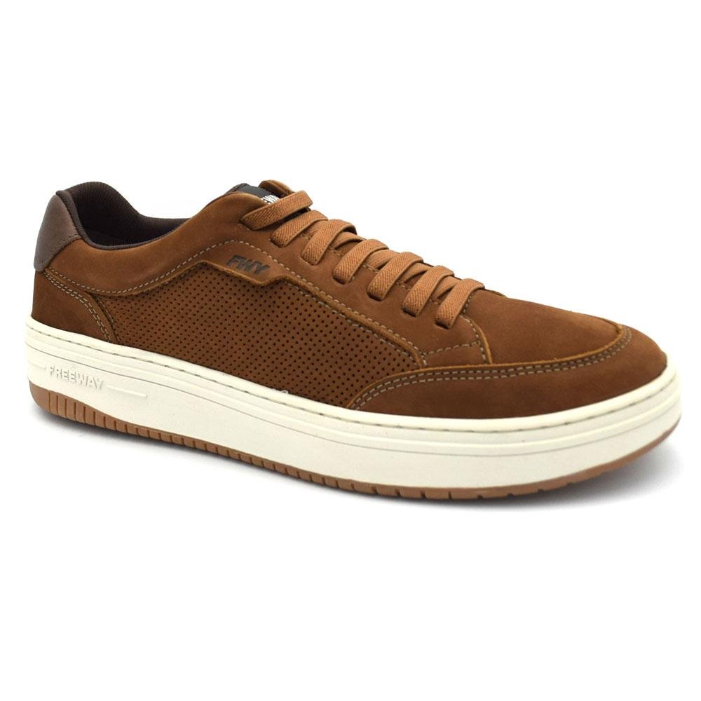 Sapatênis de Couro Masculino Free Way